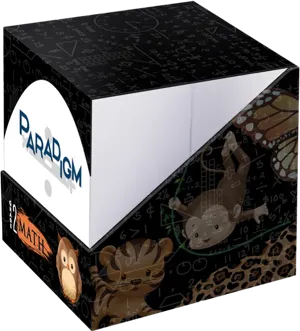 Paradigm Math product packaging box